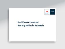 Suzuki service history for sale  BLACKBURN