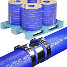 Blue layflat hose for sale  Shipping to Ireland