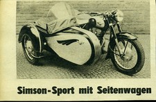 Simson simson sport gebraucht kaufen  Altenstadt