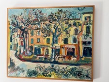 Grande huile toile d'occasion  Toulon-