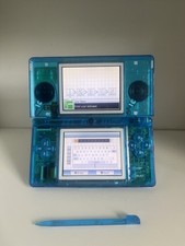 Transparent blue nintendo for sale  LINCOLN