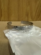 Pulseira de aço inoxidável David Bowie pulseira oficial David Bowie pulseira de turnê, usado comprar usado  Enviando para Brazil