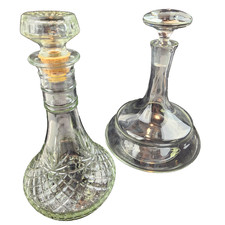Vtg glass decanter for sale  Alton Bay