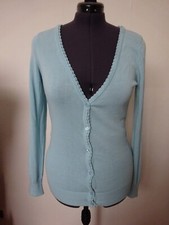 Gilet cardigan bleu d'occasion  France