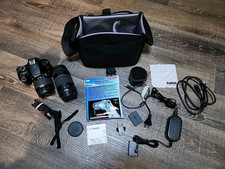 Usado, Lente Canon EOS Rebel Bundle T6 18-55mm 70-300mm acessórios, bolsa comprar usado  Enviando para Brazil