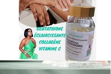 GÉLULES GLUTATHION 1500000 MG WHITE VITAMINE C SUPER ECLAIRCISSANTE  X 100 comprar usado  Enviando para Brazil