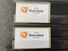 PORTUGAL Etiquetas ATM nº 25Ba de 2003 CA Euro 2004 SMD comprar usado  Enviando para Brazil
