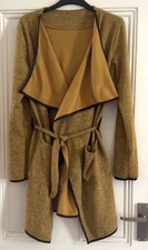 Mustard belted cardigan for sale  HUDDERSFIELD