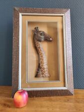 Wooden carved giraffe d'occasion  Expédié en Belgium