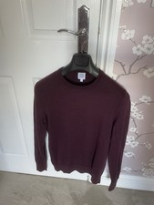 mens merino wool jumper for sale  TADWORTH