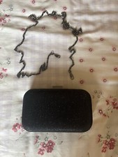 Glitter black clutch for sale  LICHFIELD