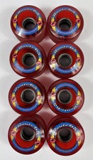 Kryptonics Route 65 Roller Derby rodas de skate ao ar livre vermelhas pacote com 8 comprar usado  Enviando para Brazil