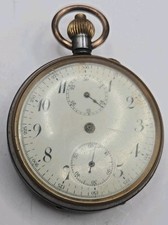 Antique gunmetal chronograph for sale  Wells