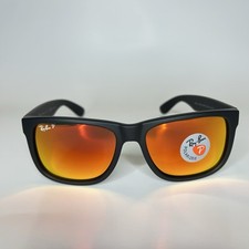 Usado, Óculos de sol Ray Ban Justin Color Mix preto fosco/vermelho espelho 54 mm RB4165 622/6Q comprar usado  Enviando para Brazil