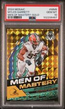 2024 Mosaic Myles Garrett Men of Mastery Gold /10 PSA 10, usado comprar usado  Enviando para Brazil