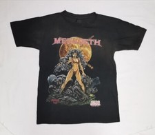 Camiseta Megadeth quadrinhos algodão unissex P-234XL EL590 comprar usado  Enviando para Brazil