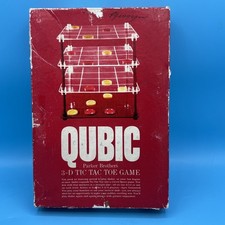 1965 Parker Brothers QUBIC 3-D Tic Tac Toe Game BS2 comprar usado  Enviando para Brazil