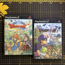 Lote 2 Dragon Quest 5 V 8 VIII Playstation 2 PS2 Pacote Completo Japonês na Caixa comprar usado  Enviando para Brazil
