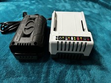 Bateria e base de carregamento OEM Sun Joe Snow Joe iBAT40 iONMAX 40V 2.5AH iCHRG40, usado comprar usado  Enviando para Brazil