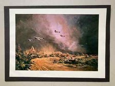 Vintage aviation print for sale  LANCASTER