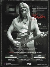 Steve Morse 2007 ENGL Invader 100 amplificador de guitarra anúncio impressão 8 x 11, usado comprar usado  Enviando para Brazil