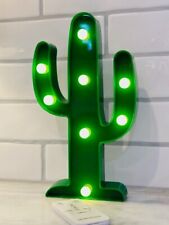 Green cactus lamp for sale  Troy