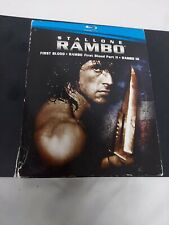 Rambo Trilogy Blu-ray Collection 3 Disc Set KG RR41 Sylvester Stallone comprar usado  Enviando para Brazil