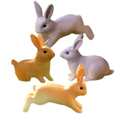 Pcs rabbit crafts for sale  Shipping to United Kingdom