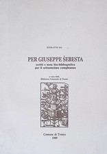 Per giuseppe sebesta. usato  Italia