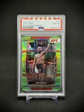 Jon Jones 2022 Panini Select UFC Neon Green Prizm /49 SSP PSA 10 comprar usado  Enviando para Brazil