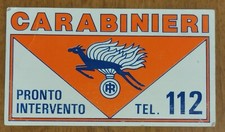 Carabinieri 112 adesivo usato  Bari
