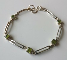 Bracelet péridot argent d'occasion  Manosque