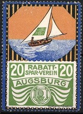 Reklamemarke augsburg rabatt gebraucht kaufen  Berlin