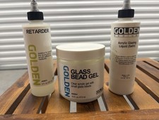 Lot golden acrylic for sale  Tampa