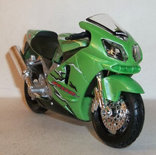 Maisto 2021 suelto 2 ruedas escala 1:18 verde 2002 kawasaki zx12r ninja segunda mano  Embacar hacia Mexico