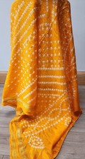Indian silk bandhni for sale  LONDON