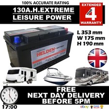 12v 130ah 130 for sale  LUTON