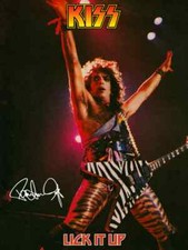 CONJUNTO DE PÔSTERES LICK IT UP KISS 4 GENE SIMMONS ERIC CARR VINNIE VINCENT PAUL STANLEY  comprar usado  Enviando para Brazil