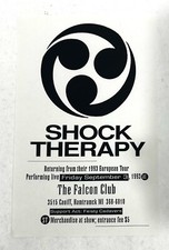 Pôster FLYER concerto ORIGINAL TERAPIA DE CHOQUE Detroit comprar usado  Enviando para Brazil