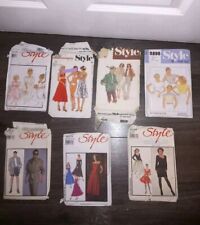 Style sewing patterns for sale  SLOUGH