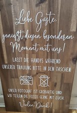 Eingangsschild hochzeit holz gebraucht kaufen  Zülpich