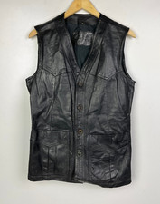 Real leather vest for sale  BROMLEY