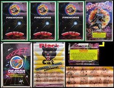Vintage fireworks posters for sale  Dorr