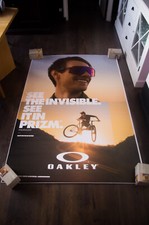 ÓCULOS DE SOL OAKLEY Cartaz Publicitário Vintage Francês Moda Original Anos 2000 comprar usado  Enviando para Brazil