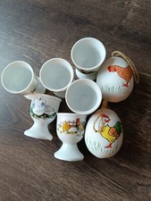 Eierbecher porzellan weiß gebraucht kaufen  Küps