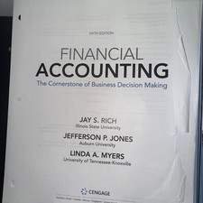Financial Accounting by Jeff Jones, Jay S. Rich and Linda Ann Myers (2021,... comprar usado  Enviando para Brazil
