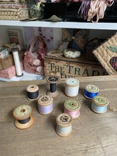 Vintage wooden sewing for sale  LEYBURN