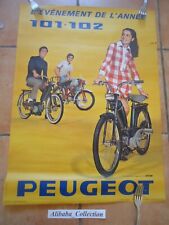 Pôster Original Peugeot Cyclo Ciclomotor Motocicleta 103 102 Pub comprar usado  Enviando para Brazil