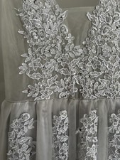 Graues abendkleid gebraucht kaufen  Goch