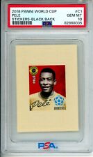 Adesivos Pelé 2018 Panini World Cup preto traseiro #C1 PSA 10 comprar usado  Enviando para Brazil